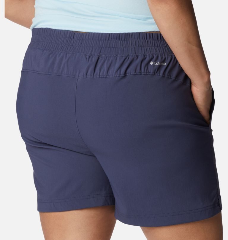 Women's Columbia On The Go Shorts Navy | Plus Size CA-ZAC5L